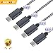 Micro USB Cable,[4-Pack] Premium Charging Cable, High Speed USB 2.0 A Male to Micro B Sync and Durable Cable for Samsung, HTC, Sony and Other Andriod Smartphone(Black&White)