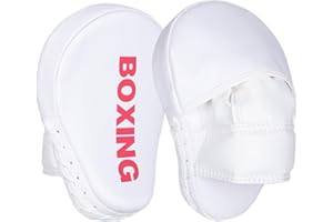 GINGPAI BOXING Curved Boxing Punching Mitt Boxing Pad, Arc Focus Hand Target Pad, Punching Mitt, Great for Karate, Muay Thai Kick, Sparring, Dojo, Martial Arts