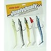 5Pcs-12cm-22g-34oz-QualyQualy-Sinking-Pencil-Shaped-Glow-Jig-Head-Soft-Fishing-Lure-Bait-with-Hooks