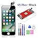Compatible with iPhone 6S Plus Screen Replacement Black 5.5 Inch LCD Display with 3D Touch Screen Digitizer Frame Full Assembly Include Full Free Repair Tools Kit+Instruction+Screen Protector