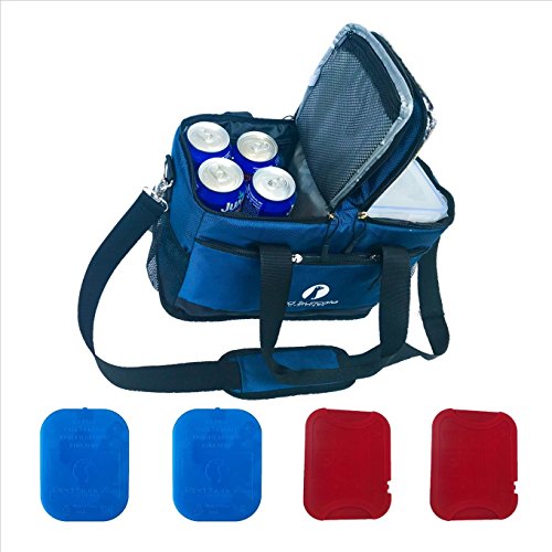 Red Suricata Meal Prep Bag For Men Large (14L) Dual Cooler & Heated Lunch Box for Adults 2