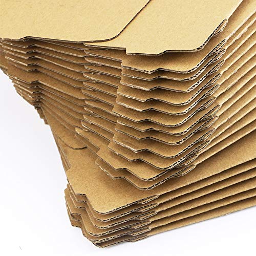 UPlama 25PCS 4 Cup Kraft Drink Carrier,Paper Drink Carrier,Coffee Cup To Go Carrier,Cupcake Carriers,Pack And Take Away The Coffee Cup Holder,Suitable For Multi-size Cups For Leisure Bar,Coffeehouse