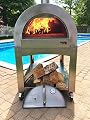 ilFornino Professional Series Wood Fired Pizza Oven - Thicker Gauge Stainless Steel- One-Flat-Cooking-Surface- Double Insulation