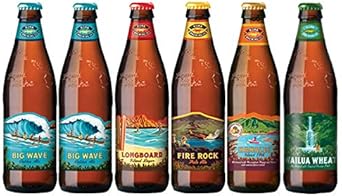 Amazon Co Jp 人気のハワイビール飲み比べセット コナビール ５種類６本セット 食品 飲料 お酒
