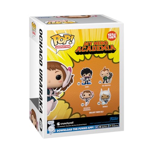 Funko POP! Animation: My Hero Academia (MHA) - 2 - Ochaco Uraraka - 1/6 Odds for Rare Chase Variant - Metallic - Collectable Vinyl Figure - Gift Idea - Official Merchandise - for Kids & Adults