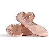 Ballet Shoes for Girls, Toddler Dance Slippers, Premium Satin Ballerina Yoga Flats for Toddler/Little Kid/Big Kid/Women/Boys (US Footwear Size System, Little Kid, Women, Numeric, Medium, 11, Runs small, order 2 sizes up)