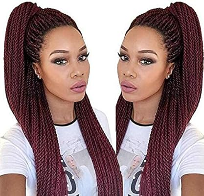 Geyashi Hair 18 Inch 6 Packs Lot 2tone Dark Roots Ombre 1b Burg 2s