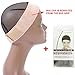 10 Pcs Brown and 10 Pcs Black Wig Grip Headband for women