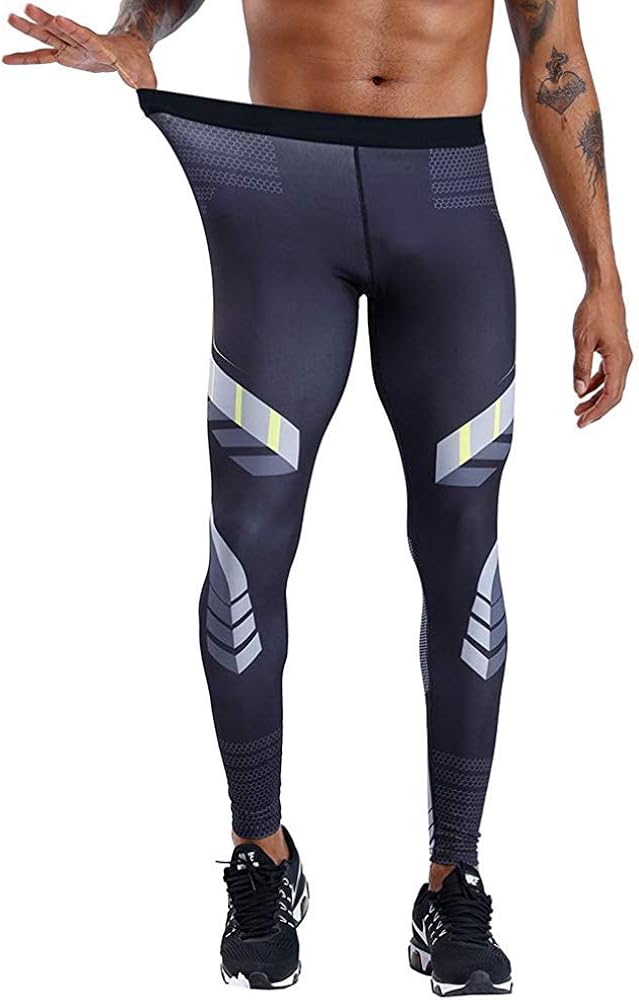 OEBLD Compression Pants Men Thermal Underwear Set Base Layer Dry Tights Gym Running Leggings Long Sleeve Shirt: Clothing