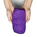 Miracle FACE ERASE Makeup Remover Cloth 2-Pack – Reusable Microfiber Face Cloths with 6 Hair Ties – Use With Water – Washable, Sensitive Skin Friendly Makeup Eraser (2 Count, Purple)