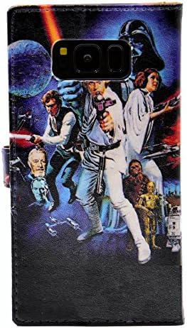 Galaxy S8 Case Unique A New Hope Characters Vintage Pattern Leather Wallet Credit Card Holder Pouch Flip Stand Case Cover For Samsung Galaxy S8 New 2017