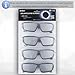 Solar Eclipse Glasses, Protable Plastic Glasses CE and ISO Certified Safe Shades for Direct Sun Viewing Adult Size Protect Your Eyes Solar Eclipse Goggles（4 Packs）