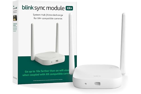 Blink Sync Module XR+ (newest model) — System Hub for Blink devices with extended range for Outdoor 4, 10x security coverage powered by Blink's proprietary XR technology