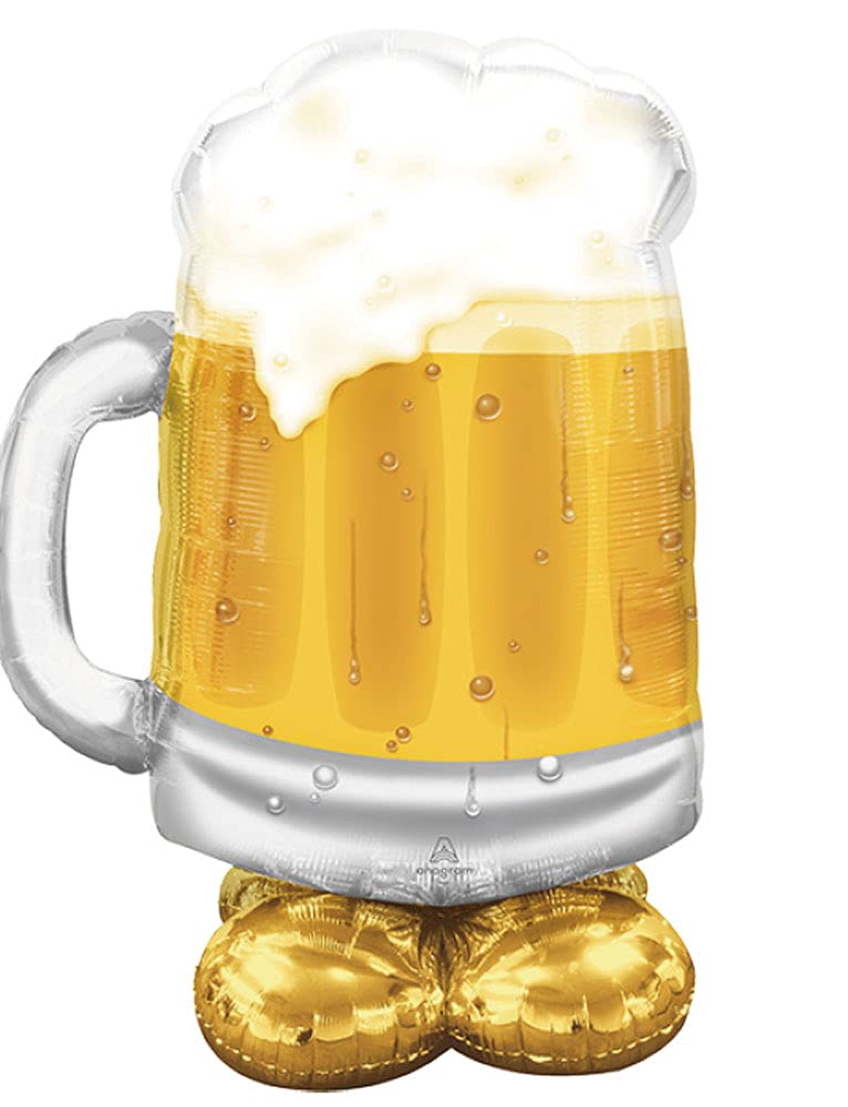 amscan 4237411 - Airloonz: Big Beer Mug Foil Balloon