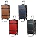 MOIERG Vintage Trolley Luggage 2tone TSA (X-Large, Navy)71-55048-50