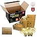 ANYQOO Edison Vintage A19 Victorian Antique Style Edison Bulb Light - 120 Lumens - 40 Watt - Dimmable - E26 Bulb Base - Classic loops Squirrel Filament Pack of 6