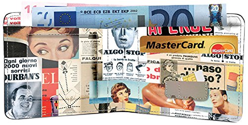 That's Italy Super Men's Wallet, in Laminated Fabric, Multi-Colour