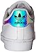 adidas Originals Kids' Superstar, White/White/Metallic Silver, 4 M US Big Kid