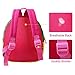 MATMO 3D Cute Cartoon Little Plush Baby Backpack Baby Toy Bag Rose Red Bear