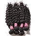UNICE Deep Wave Human Hair Weave 3 Bundles Peruvian Virgin Hair Human Hair Extensions for Sew in Natural Color 100g/pc 18 20 22 inches