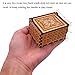 Youtang Antique Carved Wooden Hand Crank Queen Music Box, Play Bohemian Rhapsody