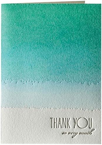 Caribbean Letterpress Thank You Notes