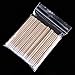 FTXJ 100Pcs Microblading Cotton Swab Medical Cure Health Makeup Stick Brushes (White)
