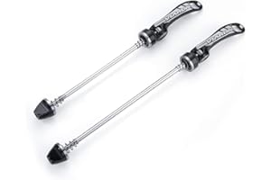 VIARON MTB Quick Release Axle Front and Rear Mountain Bike Skewer Set Aluminum Alloy Bicycle Wheel Skewers Hub QR Lever