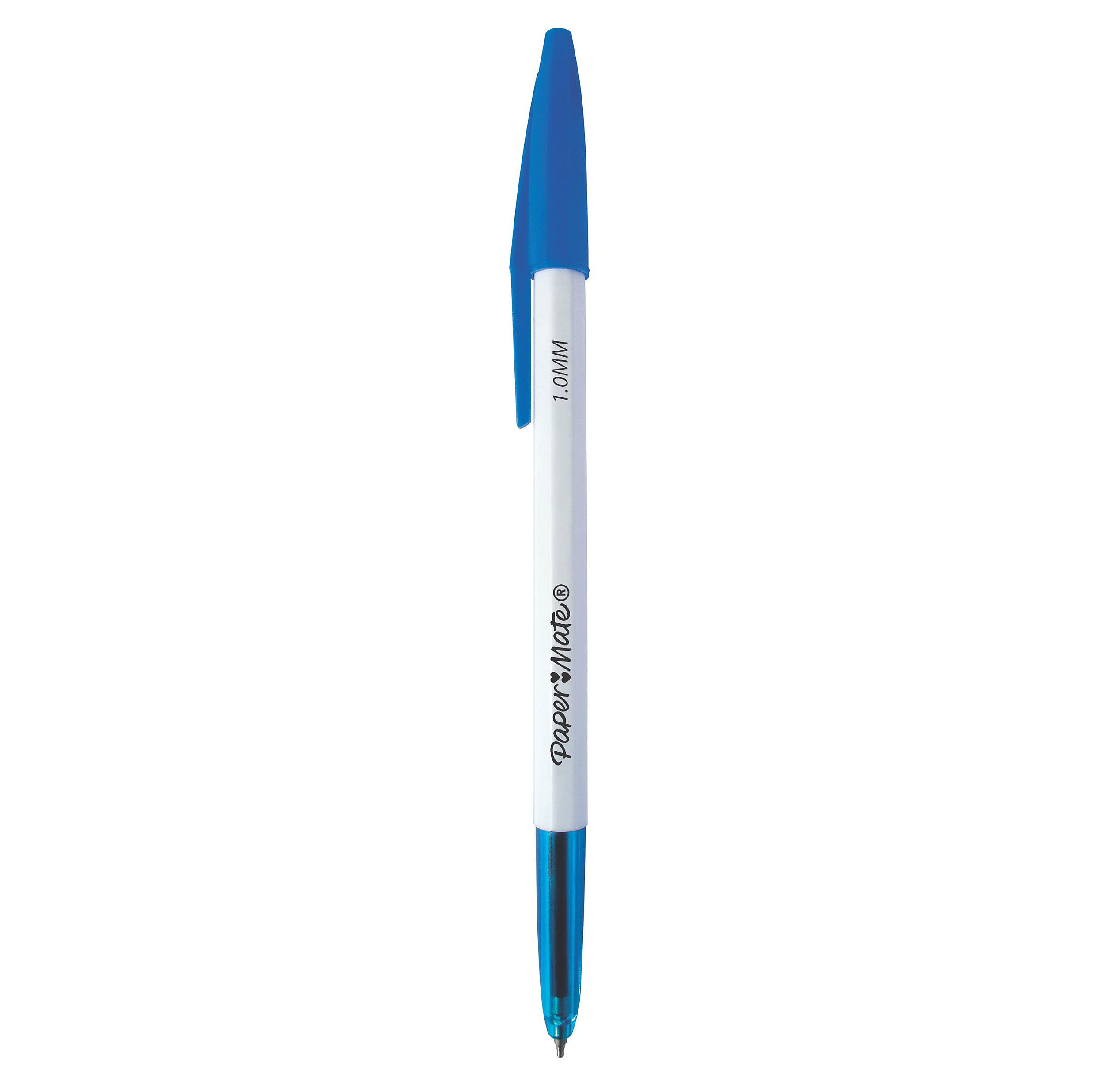 Paper Mate 045 Ballpoint Pens | Medium Point (1.0 mm) | Blue Ink | 50 Count