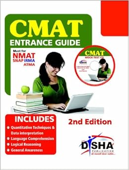 Image result for CMAT Entrance Guide with Mock Test CD 2 Edition by Disha Experts
