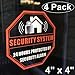 Front Self Adhesive Clear Vinyl Outdoor/Indoor (4 Pack) 4
