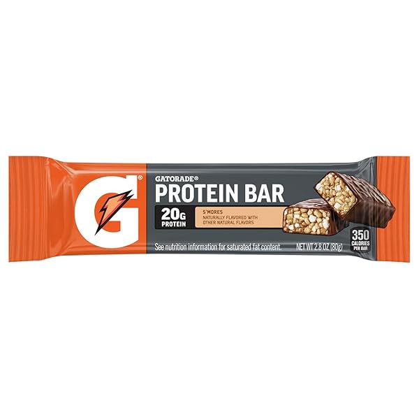 GATORADE, S’MORES WHEY PROTEIN BAR, 2.8 OUNCE