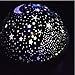 IREALIST 4 LED Night Lighting Lamp Romantic Rotating Star Projector Lamp for Christmas, Rotation Night Projection for Children Kids Bedroom (Purple)