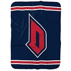 Duquesne University Primary Logo Stripes Sherpa