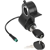KiBcsLic Accelerator Thumb Throttle Accelerator Professional Repairment Electric Bike Locking Bikes Sturdy 5-pin