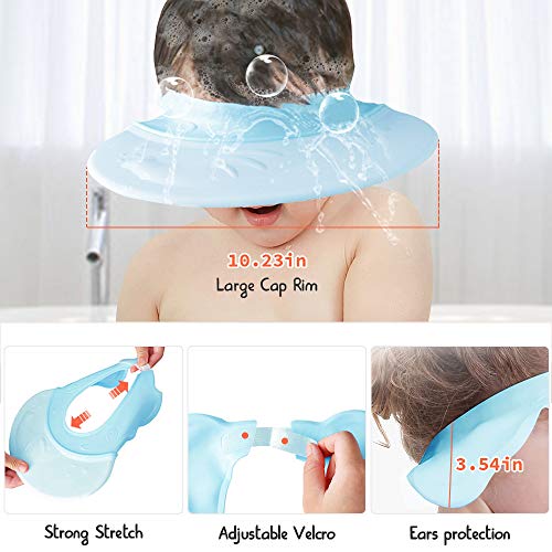 Maydolly Baby Shower Cap Bath Visor Adjustable Hair Washing Shampoo