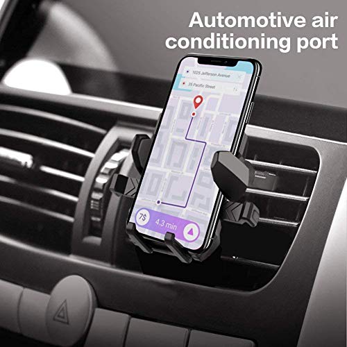 Car Phone Mount,Universal Washable Dashboard Cell Phone Holder with One-Touch Design, Air Vent Car Phone Holder Compatible for iPhone 6 6plus 7 7plus 8 8plus X Samsung Galaxy S9 S8 More by pipigo - Thumbnail 3
