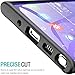 TOZO for Samsung Galaxy Note 10 Case PC + TPU Clear Hard Back Panel Hybrid PC+TPU Protect Cover Shock Absorption Back-Transparent Bumper for Samsung Galaxy Note 10 (Matte Black)