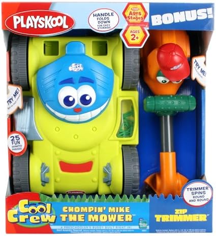 Amazon.com: Hasbro Playskool Chompin' Mike The Mower with Bonus ...