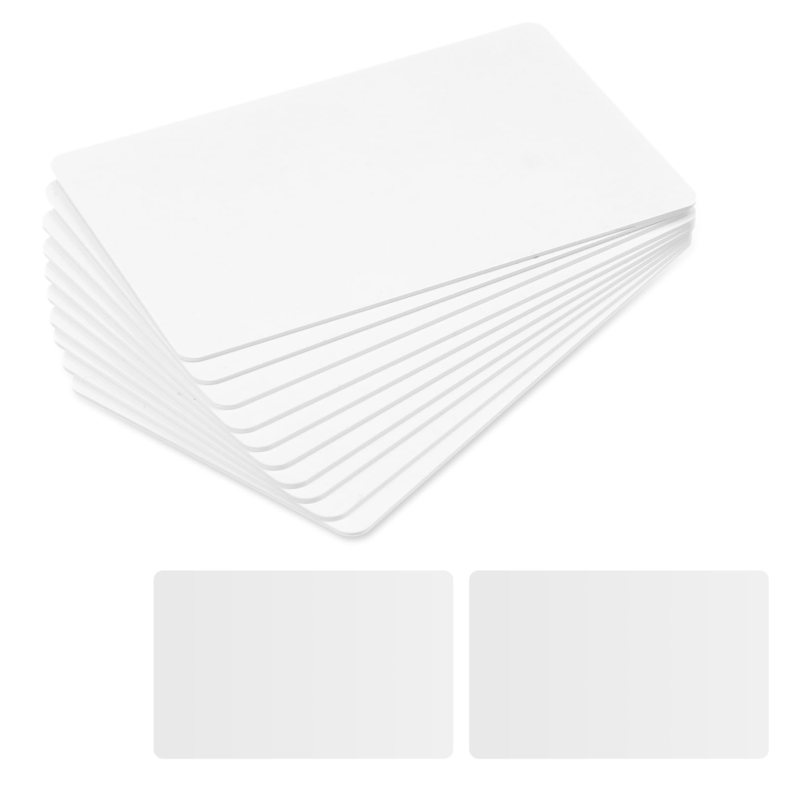 Telooco 20Pcs NFC Tags Square NTAG215 NFC Cards Blank Rewritable NFC Business Card White NFC Chip 504 Bytes Memory NFC Tag Compatible with NFC Enabled Mobile Phones Devices