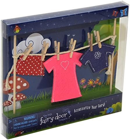 Irish Fairy Clothes Line with Female Clothes