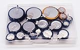Super Farad Capacitors 14 Value 0.22F to 4F Capacitance 14 Pcs Assortment Box