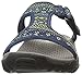 Skechers Women's Reggae Ethnic Vibes Slide Sandal,Navy Multi Ethnic Print,10 M US