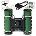 ATHENA FUTURES Aluminum Grade Binoculars for Kids, Girls & Boys, Easter Basket Stuffers, Toddler Binoculars for Camping & Bird Watching, Easter Gifts, Boys Outdoor Toys with Book, Compass & Whistle
