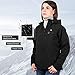 OUTCOOL Women's Heated Jacket with Hood Slim-Fit Heating Jacket (Type: NJK1801)(S)
