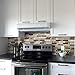 Premium Kitchen Backsplash Peel and Stick Tile,Stick On Backsplash Wall Tiles for Bathroom-Self Adhesive-10.62