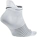 NIKE Unisex Performance Lightweight No-Show Running Socks (1 Pair), White/Pure Platinum/Black, Medium (W: 6-10, M: 6-8)