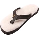 fleece lined flip flops