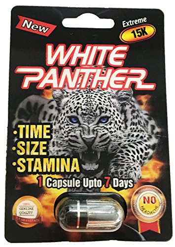 White Panther Extreme 15K 3D - 20 Pills Male Enhancement Pill - Fast US Shipping White Panther Extreme 15K 3D - 20 Pills Male Enhancement Pill - Fast US Shipping