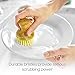 Full Circle Bubble Up - Bamboo Dish Brush – Ergonomic Palm Scrubber with Handle for Kitchen Cleaning, Green, Pack of 1